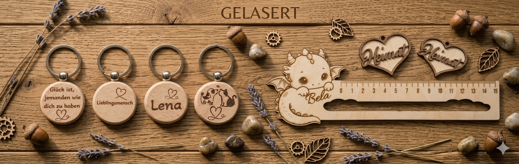 Gelasert & Personalisiert