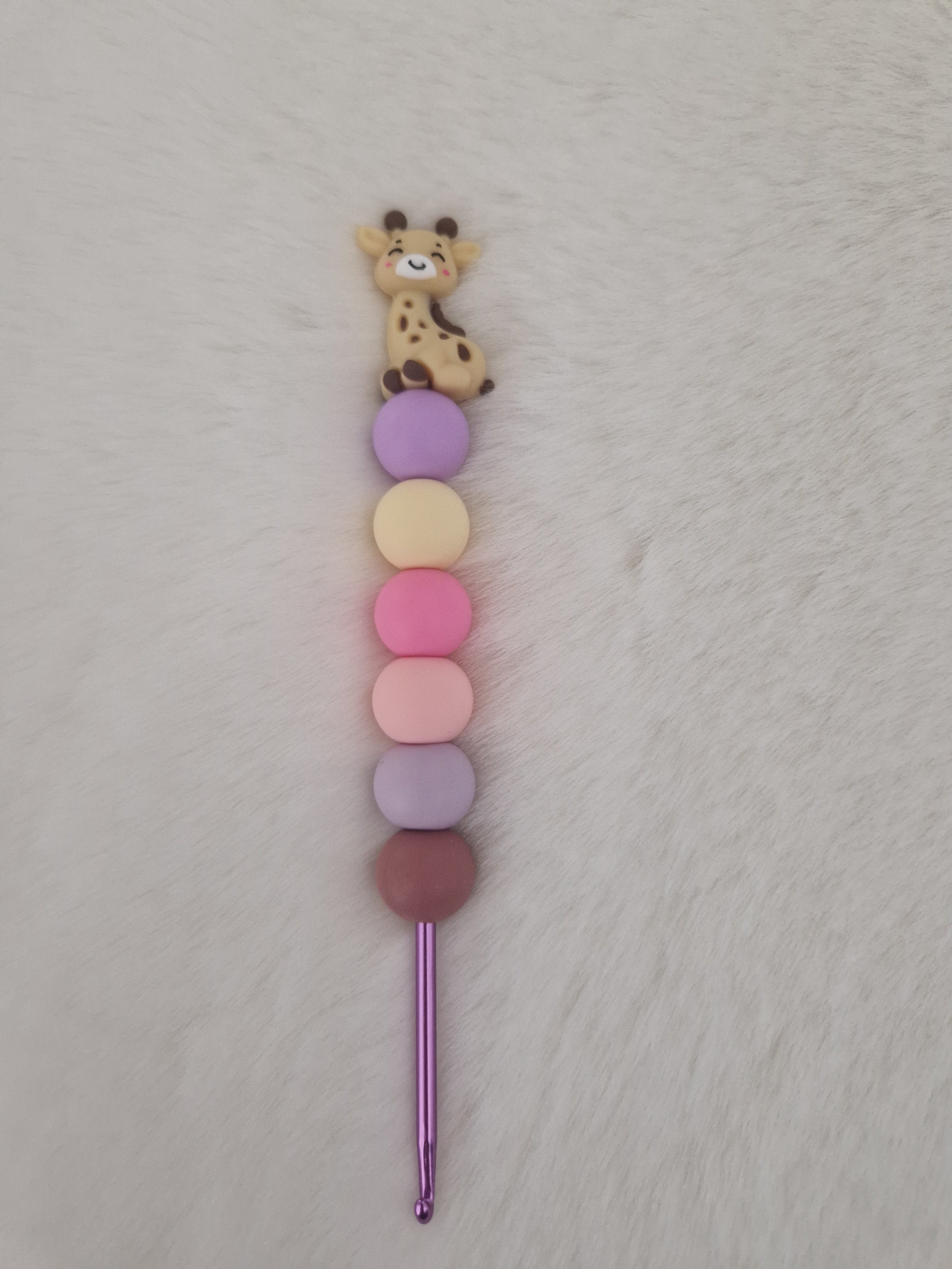 🦒 Ergonomische Häkelnadel „Giraffe“  3,25 mm