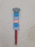 🐘 Ergonomische Häkelnadel „Elefant“  6,0mm