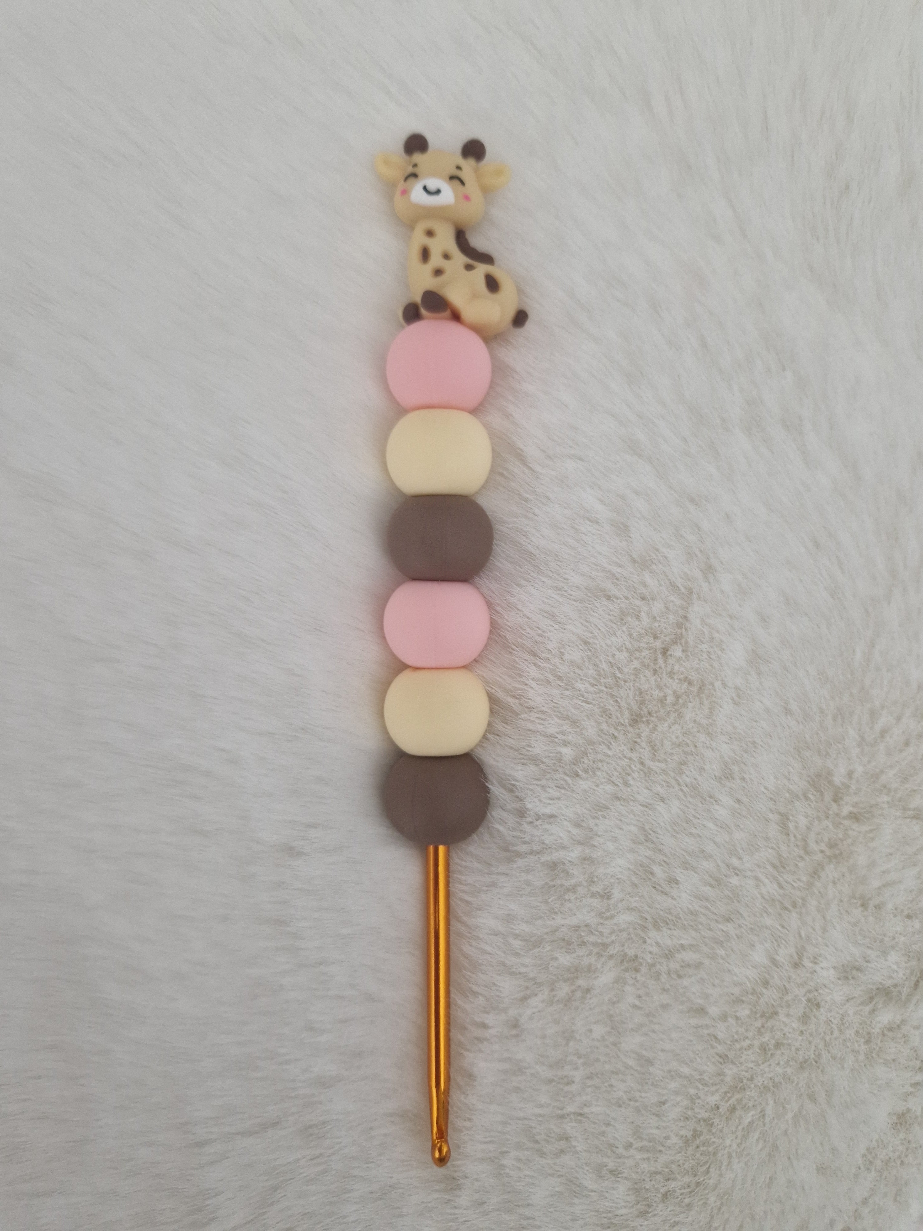 🦒 Ergonomische Häkelnadel „Giraffe“  3,5 mm