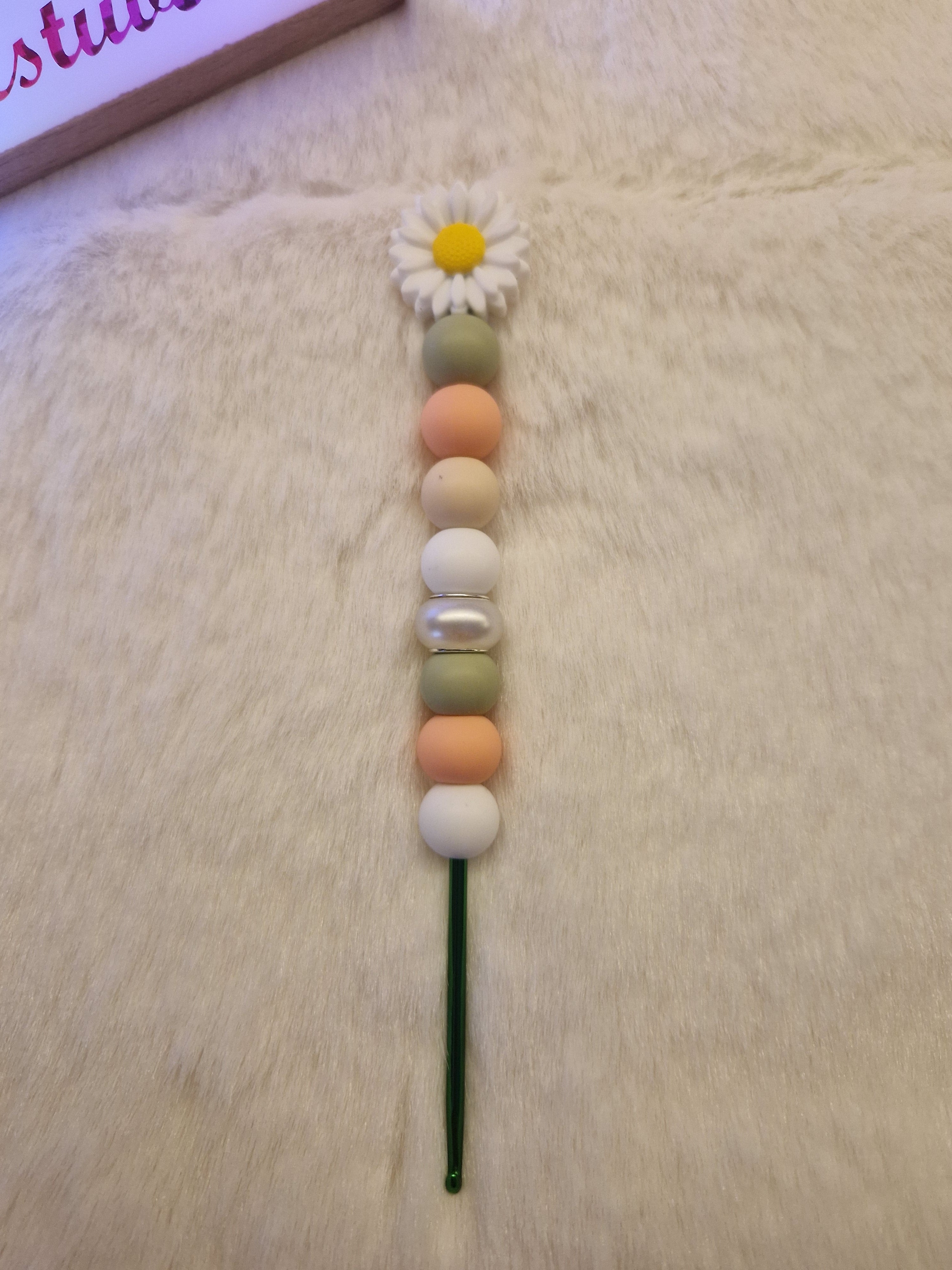 🧶 Design-Häkelnadel 2,75mm „Blütenzauber“ – Ergonomisch & Edel